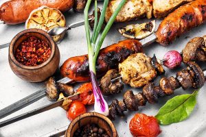 Grilled Meat Skewers,shish Kebab